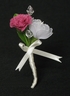Groom's Boutonniere (Pink Carnation, White Cosmos) [ref. 202]