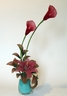 Ikebana with Lily and red Callas [ref. 114]
