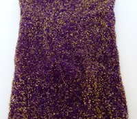 Purple Gold glitter Stocking
