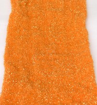 Orange Gold glitter Stocking