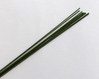 Plain metallic wire #22x24 (long), green