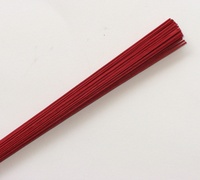Plain metallic wire #24, red