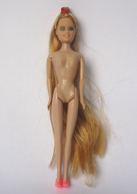 Doll, long hair, blond